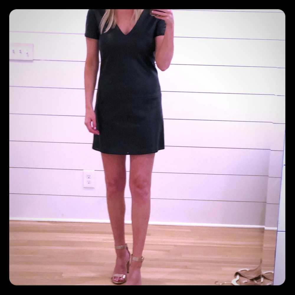Zara leather dress